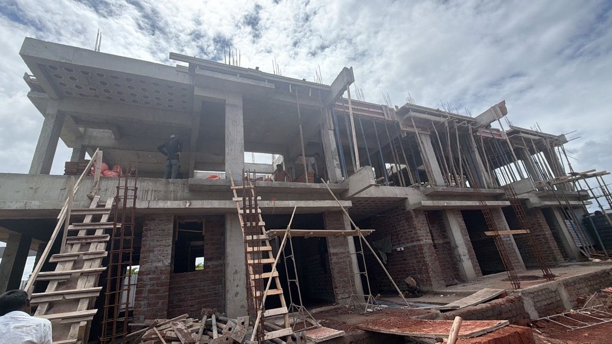 18 Aangan construction progress