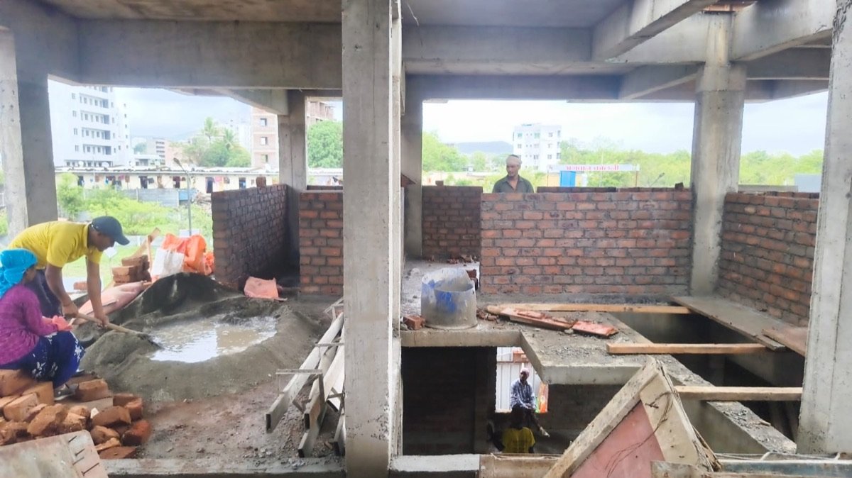 18 Aangan construction progress