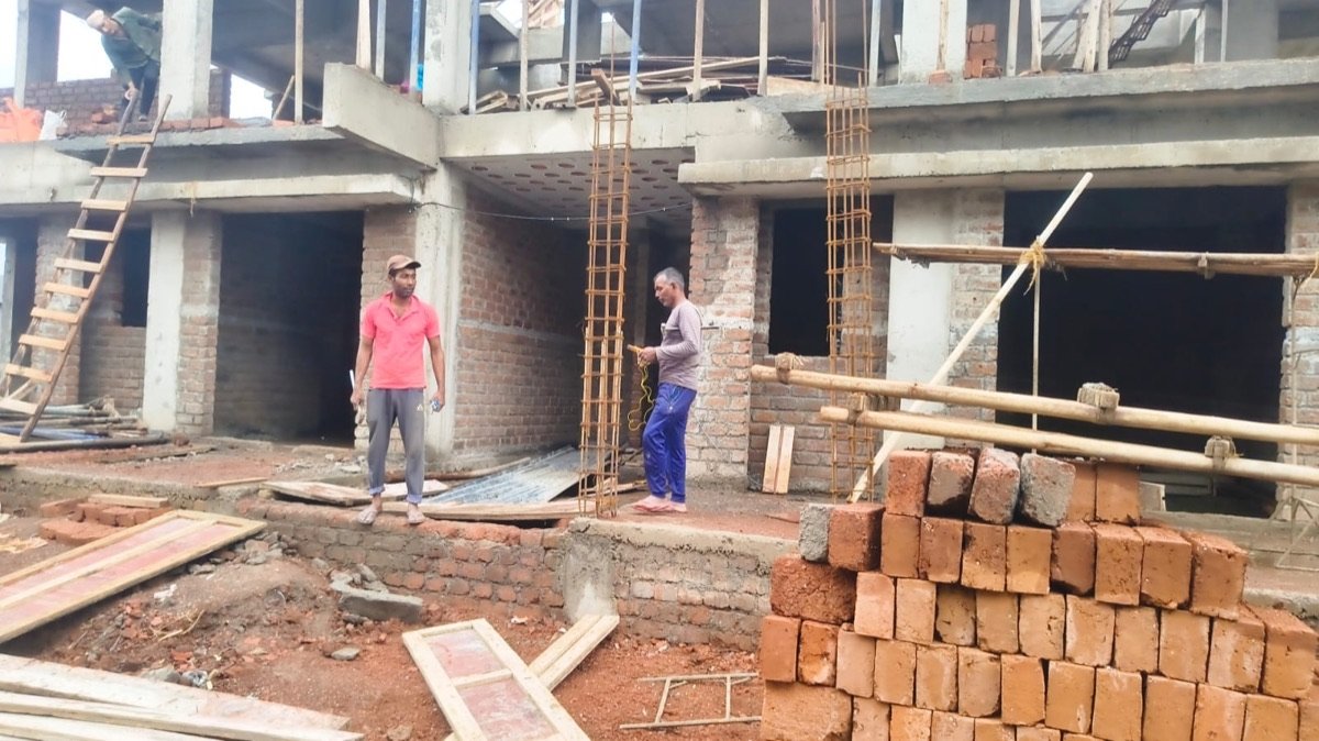 18 Aangan construction progress